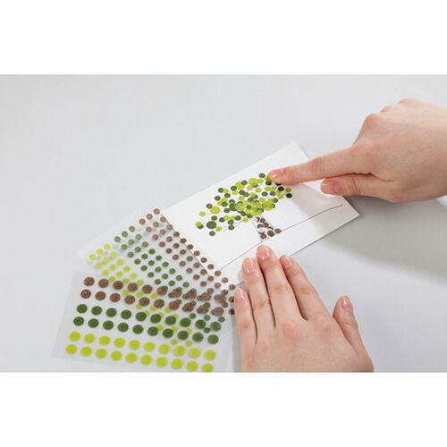 マスキング丸シール 10シート