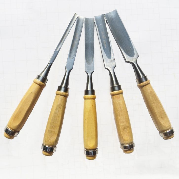 彫刻 工具 道具 日曜大工 木彫り ノミ 鑿 5本セット - メルカリ