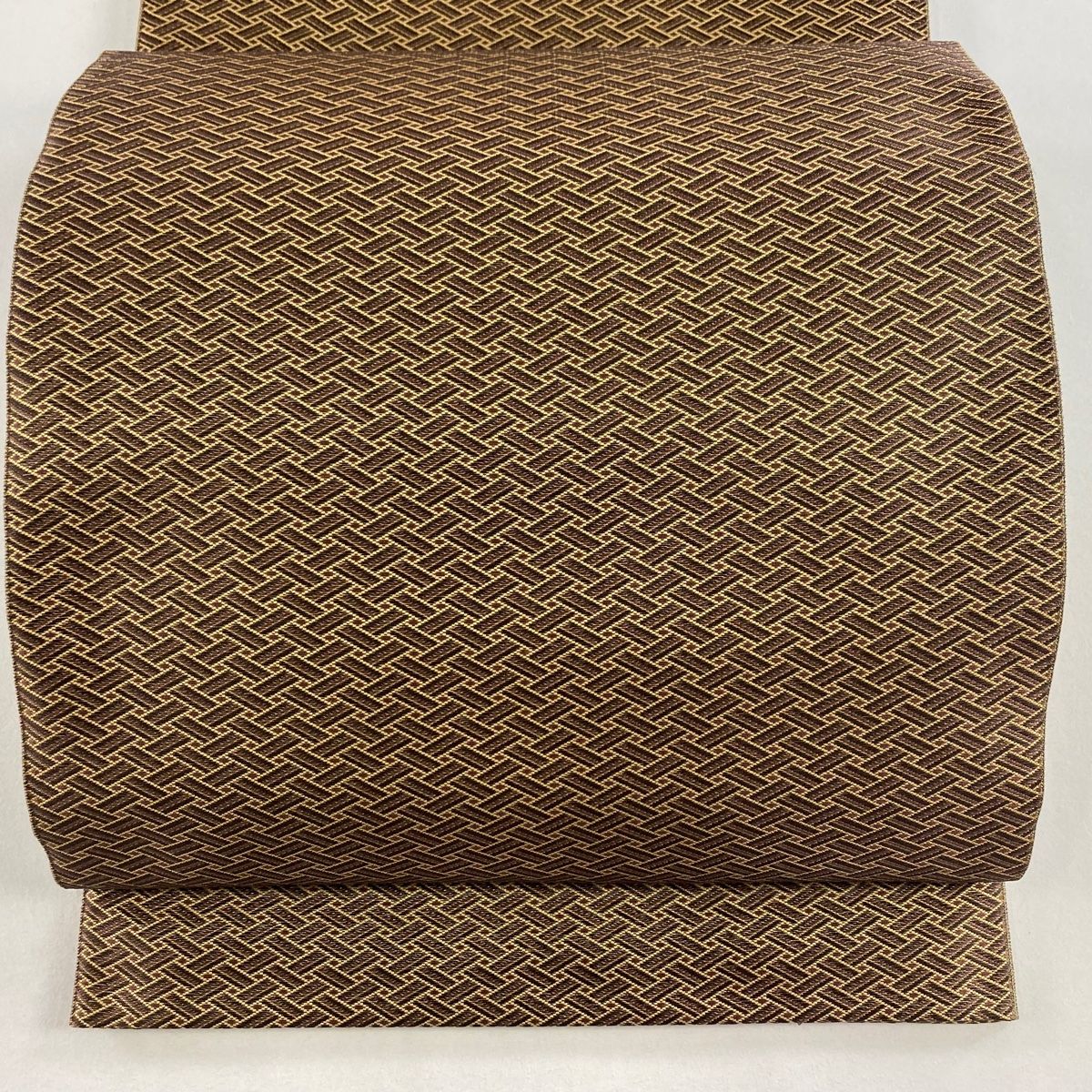 袋帯 美品 名品 落款 佐賀錦 小森草木染工房 リバーシブル 幾何