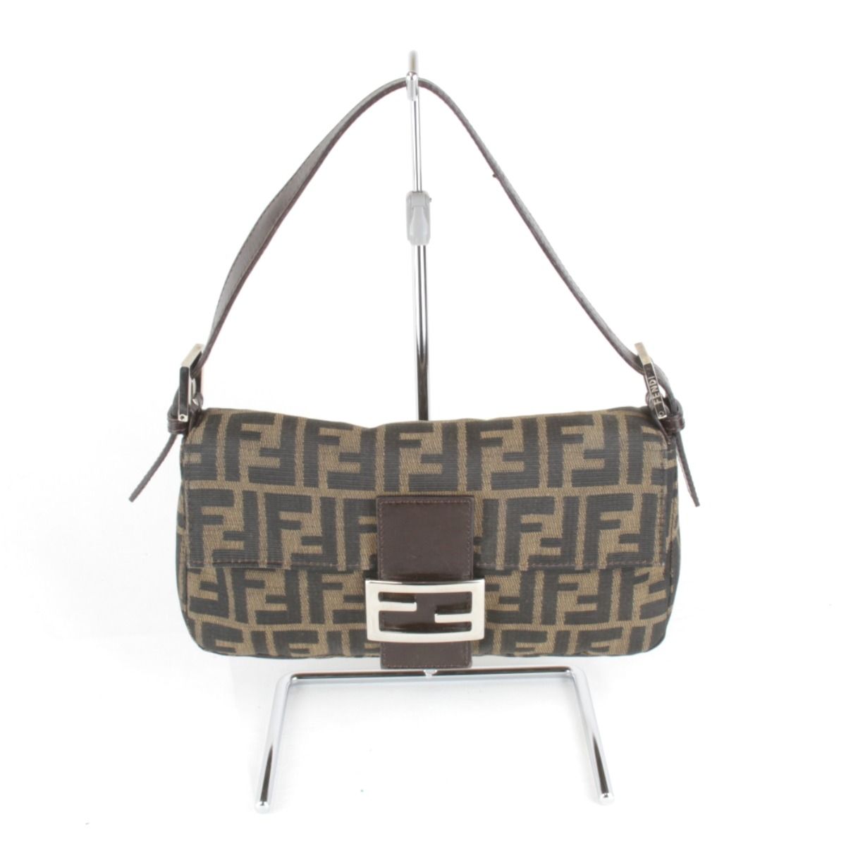 美品】FENDI フェンディマンマバケットズッカワンショルダー