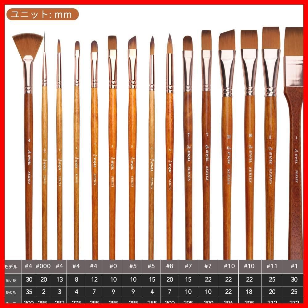 ヘアウッドハンドル 水彩 アクリル アーティスト ペイント 画材 ブラシ アーティストの絵画用のヘアウッドハンドル水彩画材ブラシ。 RFMHT  ヘアウッドハンドル水彩アーティスト画材書道ブラシ描画 プロフェッショナルアクリル オイルペイントブラシセット アーティスト ... 水彩画用ブラシセット 12本赤字