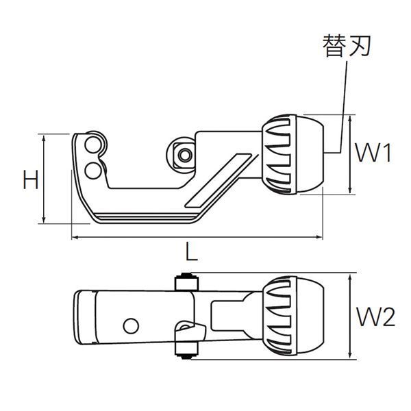 KTC 京都機械工具 フレキ管カッター FV20