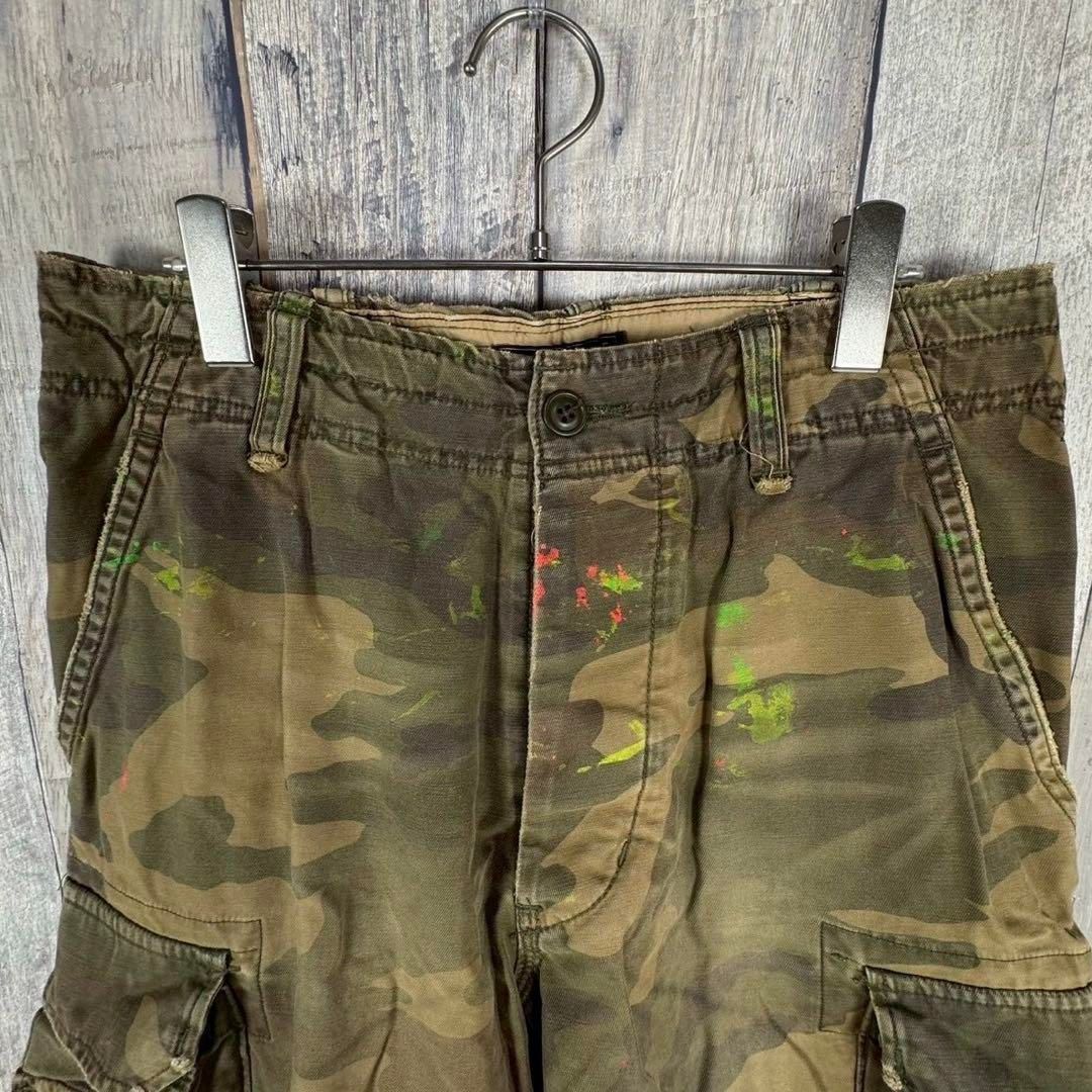 Abercrombie & Fitch アバクロ 迷彩 ショート カーゴ パンツ - メルカリ