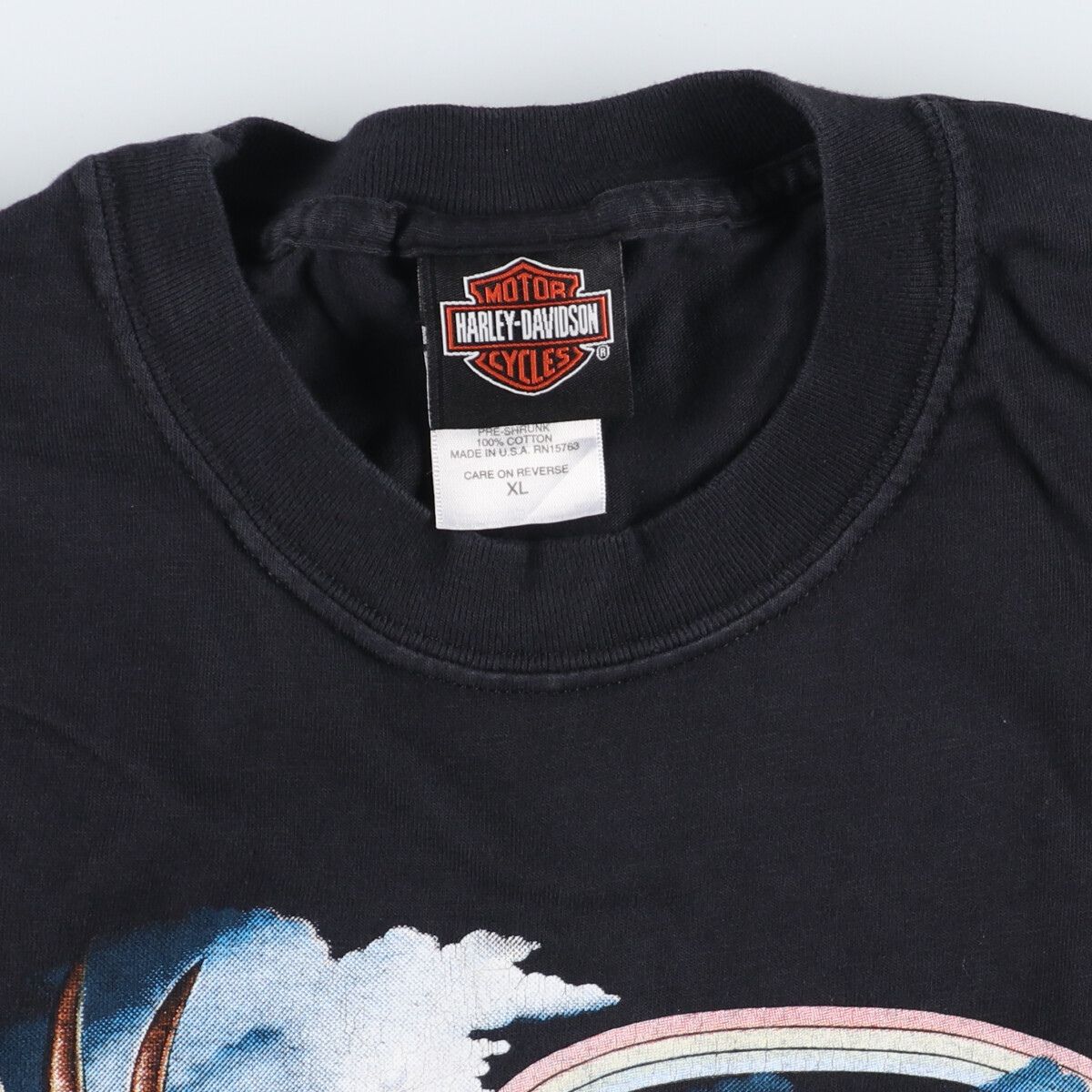 古着 90年代 ハーレーダビッドソン Harley-Davidson 鷲柄 イーグル柄 