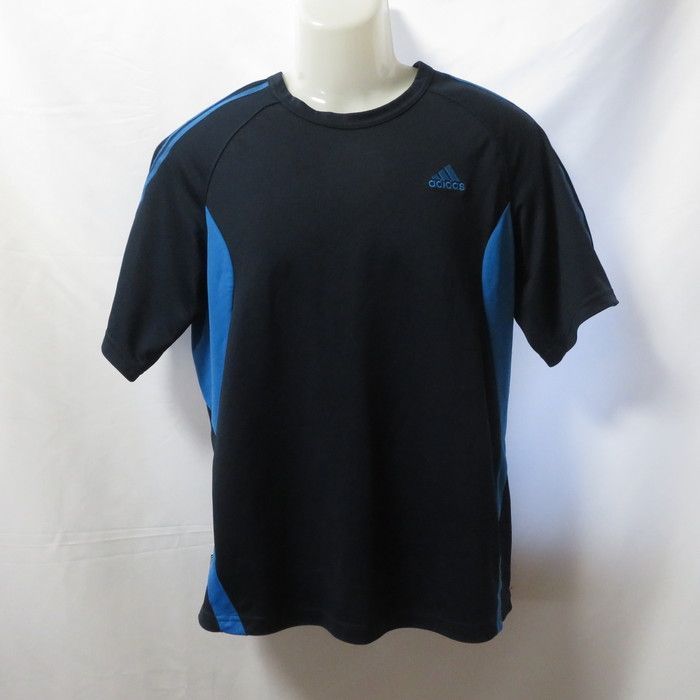 古着 メンズO adidas/アディダス ポリエステルTシャツ 半袖 スポーツ