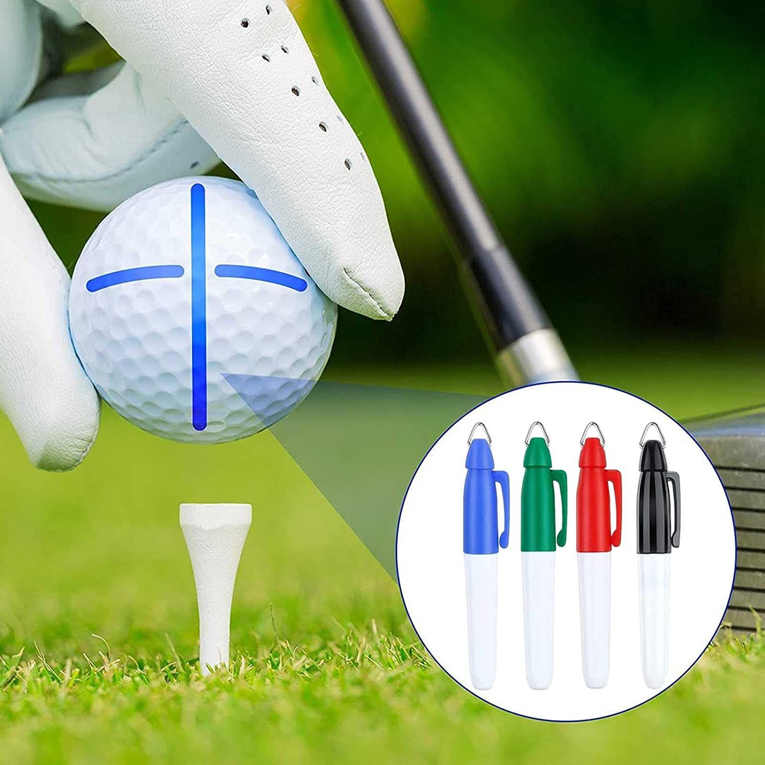 売れ筋商品売れ筋商品ゴルフ マーカー 持ち運び便利 パッティング練習器 ボールラインマーカー 簡単に線が引ける 図形描画 テンプレートのリニアパット位置を決め  ボールマークアライメントがクリップツール メンズウェア