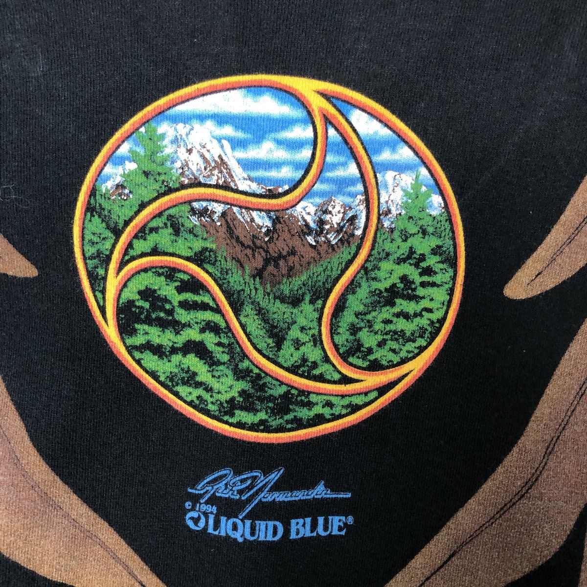 大判プリント アニマルTシャツ