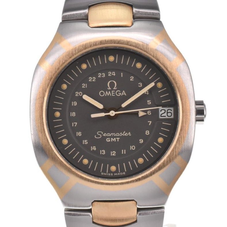 オメガ OMEGA シーマスター ポラリス GMT SS/K18YG クォーツ