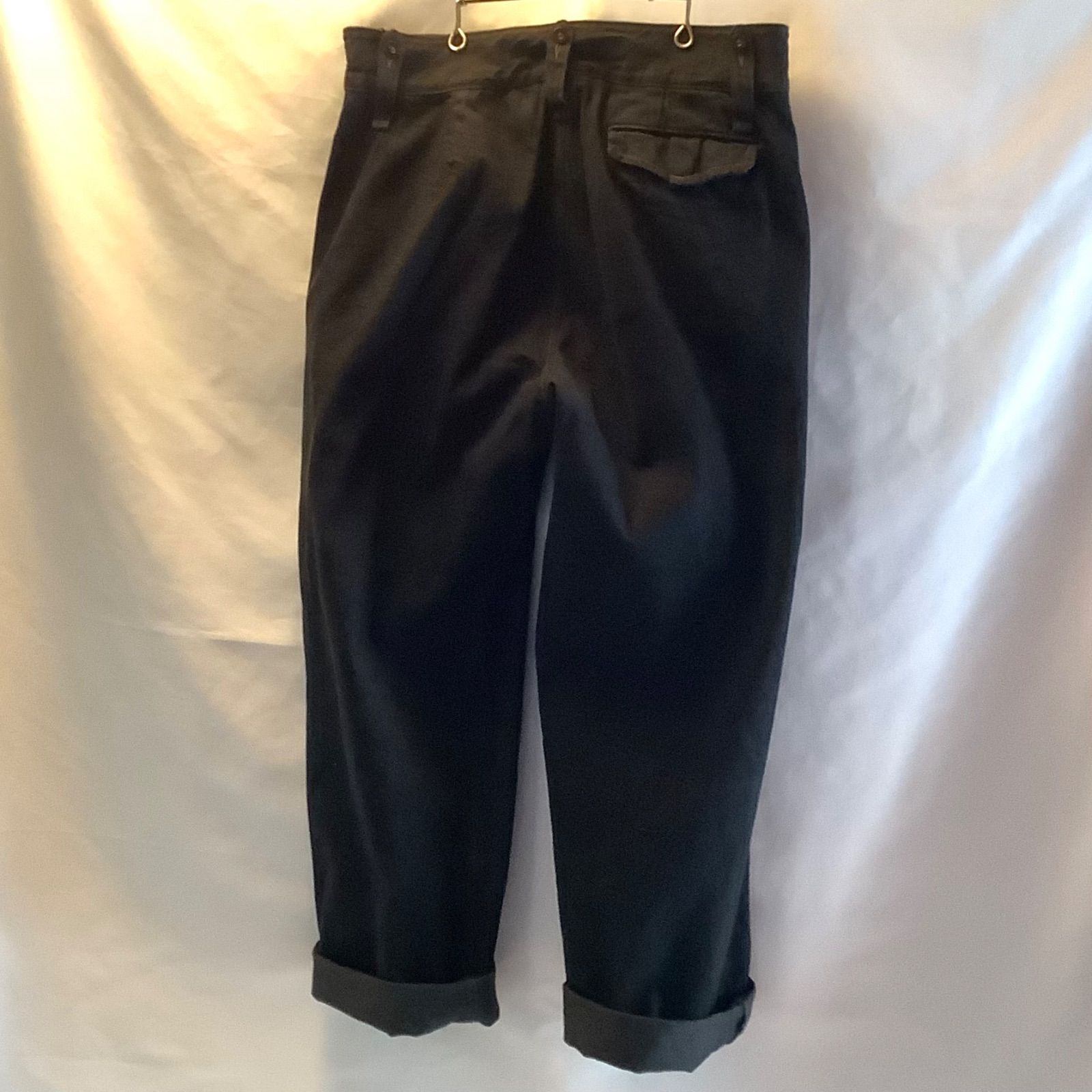 新品 Nigel Cabourn MAIN LINE “BRITISH ARMY PANT BLACK DENIM 
