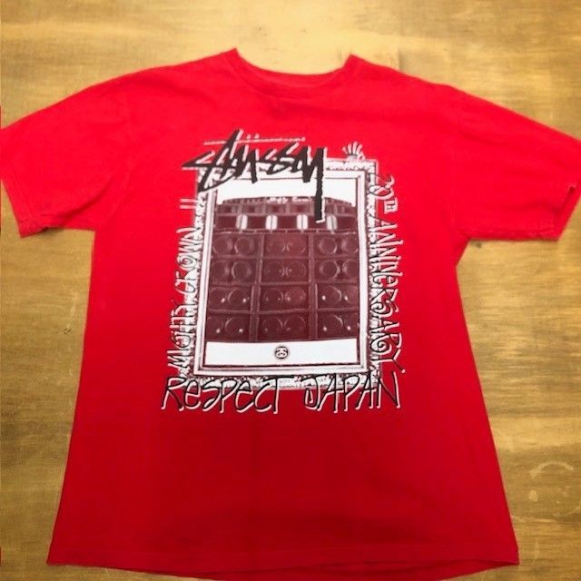 Stussy MIGHTY CROWN 20周年 サウンドシステム プリントTシャツ サイズ