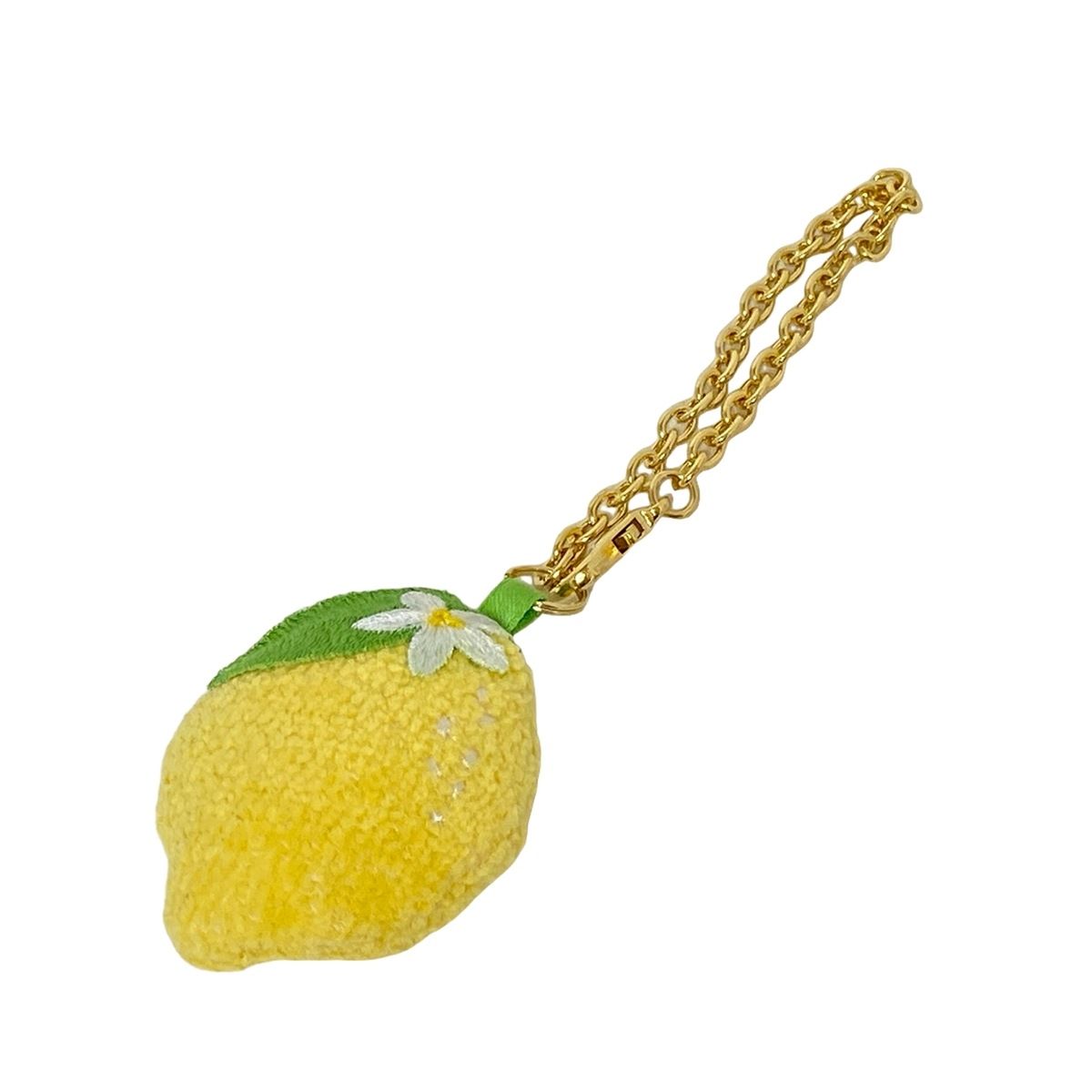 FEILER(フェイラー) キーホルダー(チャーム)新品同様 - イエロー