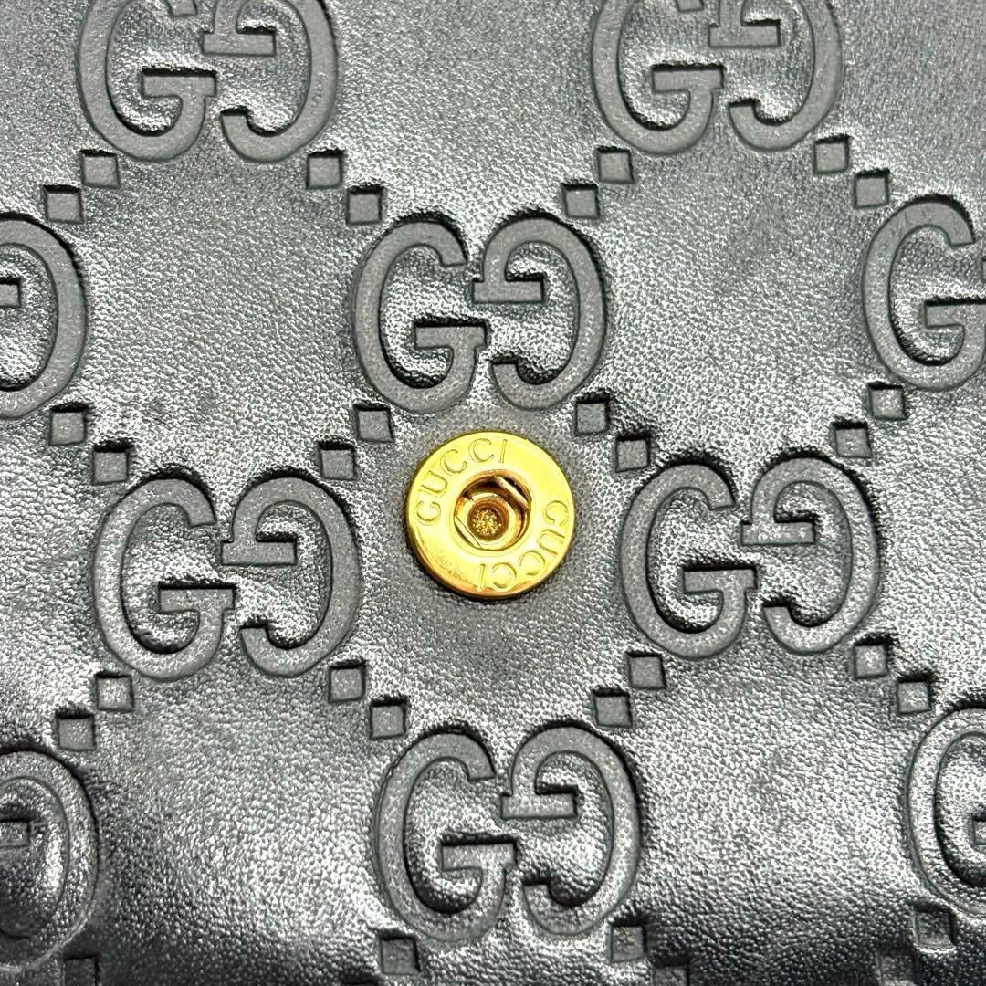 【極美品✨】 GUCCI 長財布 インターロッキング ダークブラウン レザー GUCCI シマレザー 長財布 ブラウン インターロッキングGG - メルカリ