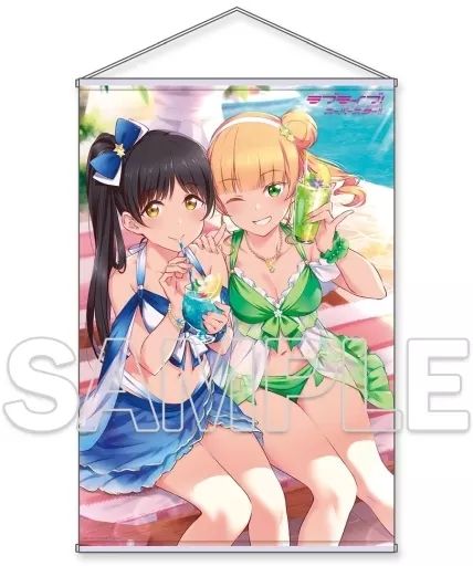 タペストリー　Liella! 平安名すみれ＆葉月恋 B1タペストリー 「ラブライブ!スーパースター!!」 中古】タペストリー Liella! 平安名すみれ＆葉月恋 B1