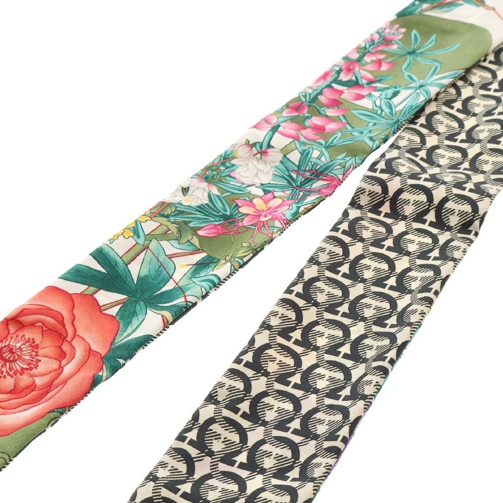 Salvatore Ferragamo (サルヴァトーレ フェラガモ) ガンチーニ シルク