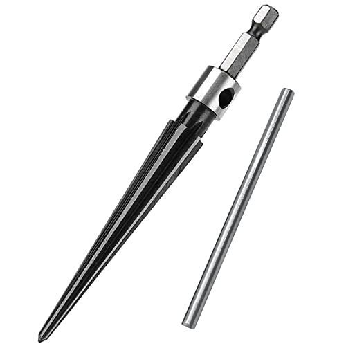 Kimlontonテーパーリーマー 45#鋼 六角軸 5刃T型リーマー 孔開範囲φ5~16mm 孔開け・拡大・面取りに使用