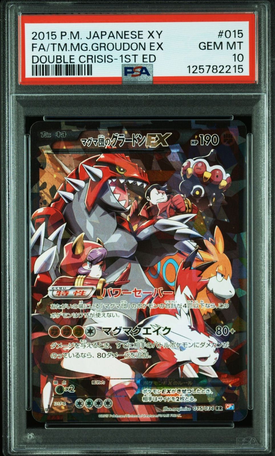 ポケカ マグマ団のグラードン アクア団のカイオーガ 連番セット PSA10 PSA10連番】2連番 ポケモンカードゲーム マグマ団のグラードン