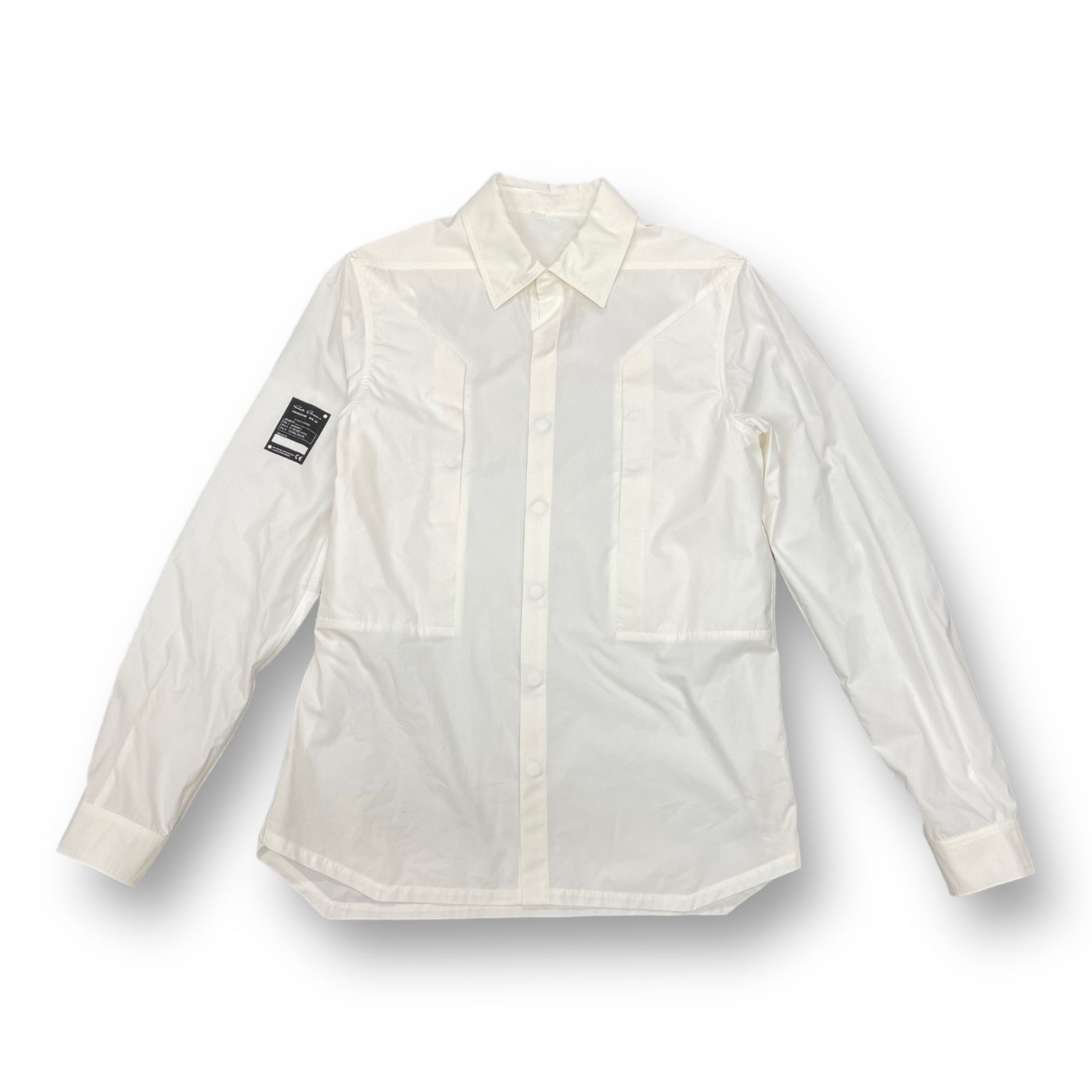 RICK OWENS 22SS FOGPOCKET SHIRT フォグポケット シャツ リックオウエンス RR01B1227-PEP8X 50