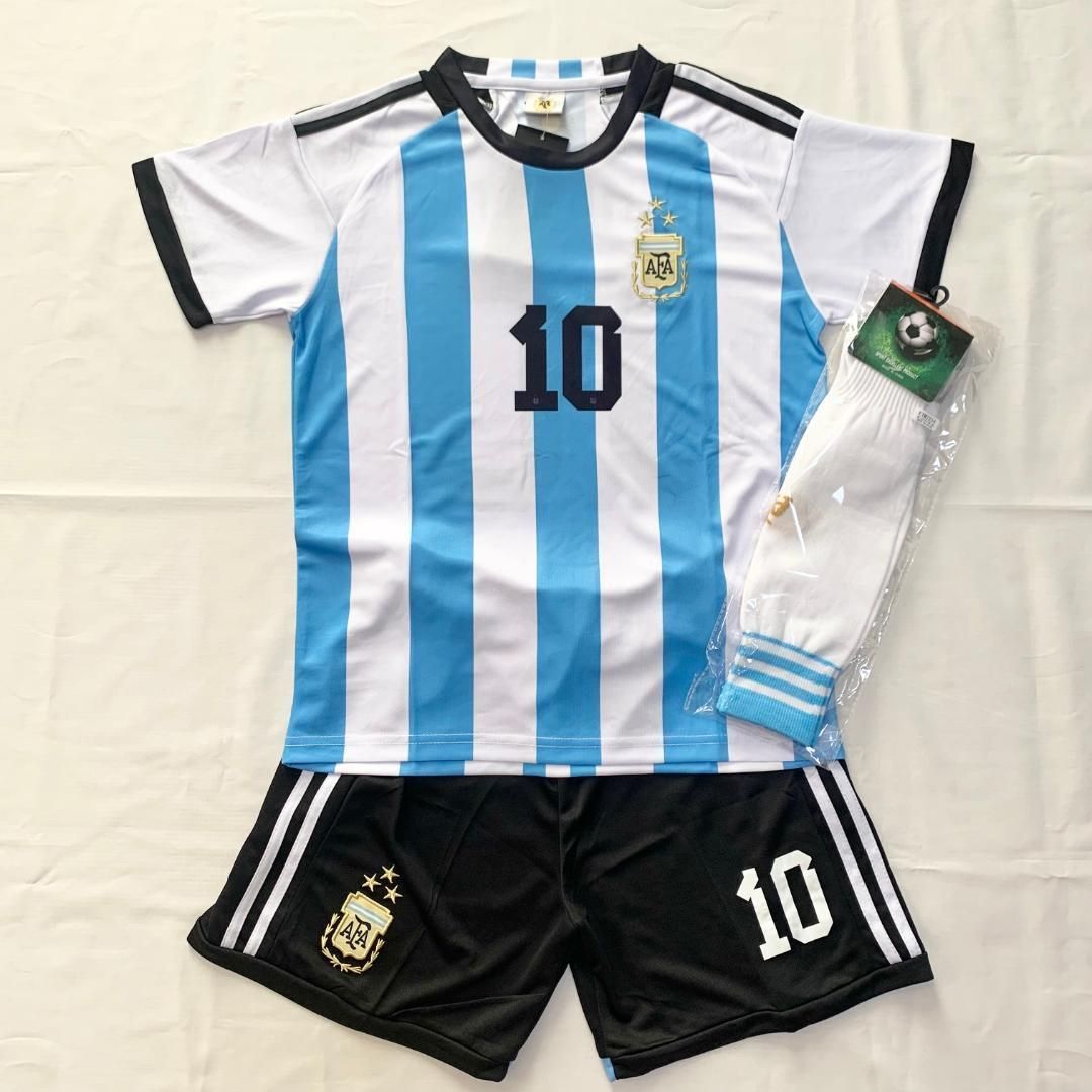 メッシ アルゼンチン代表 レプリカユニフォーム ソックス付き3点