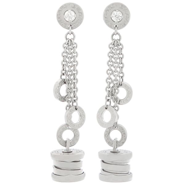 ブルガリ BVLGARI ピアス ビーゼロワン エレメント 1Pダイヤ