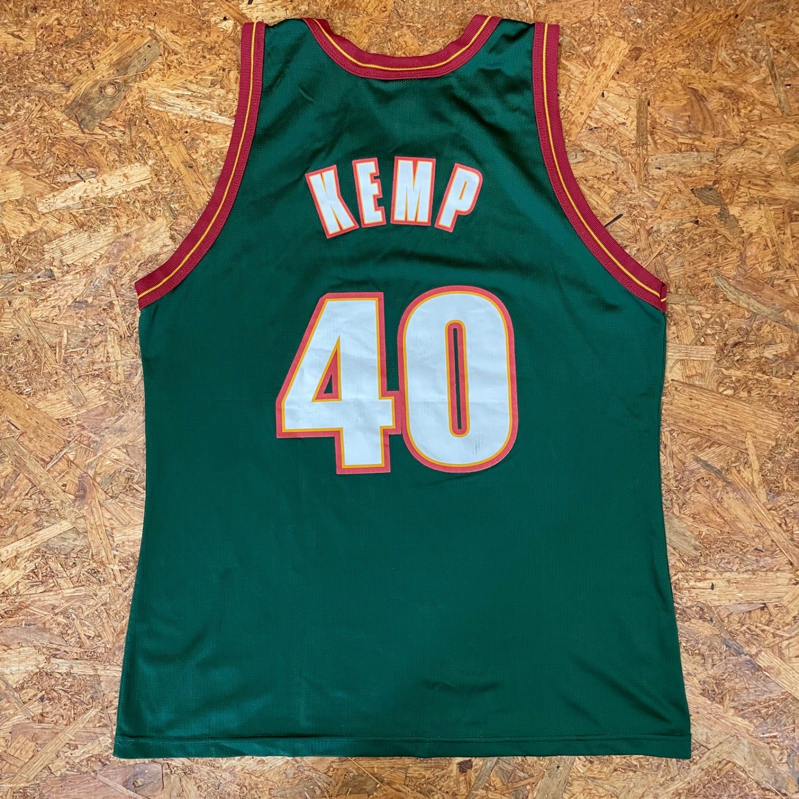 USA製 Champion SONICS NBA ゲームシャツ ショーン・ケンプ #40 サイズ