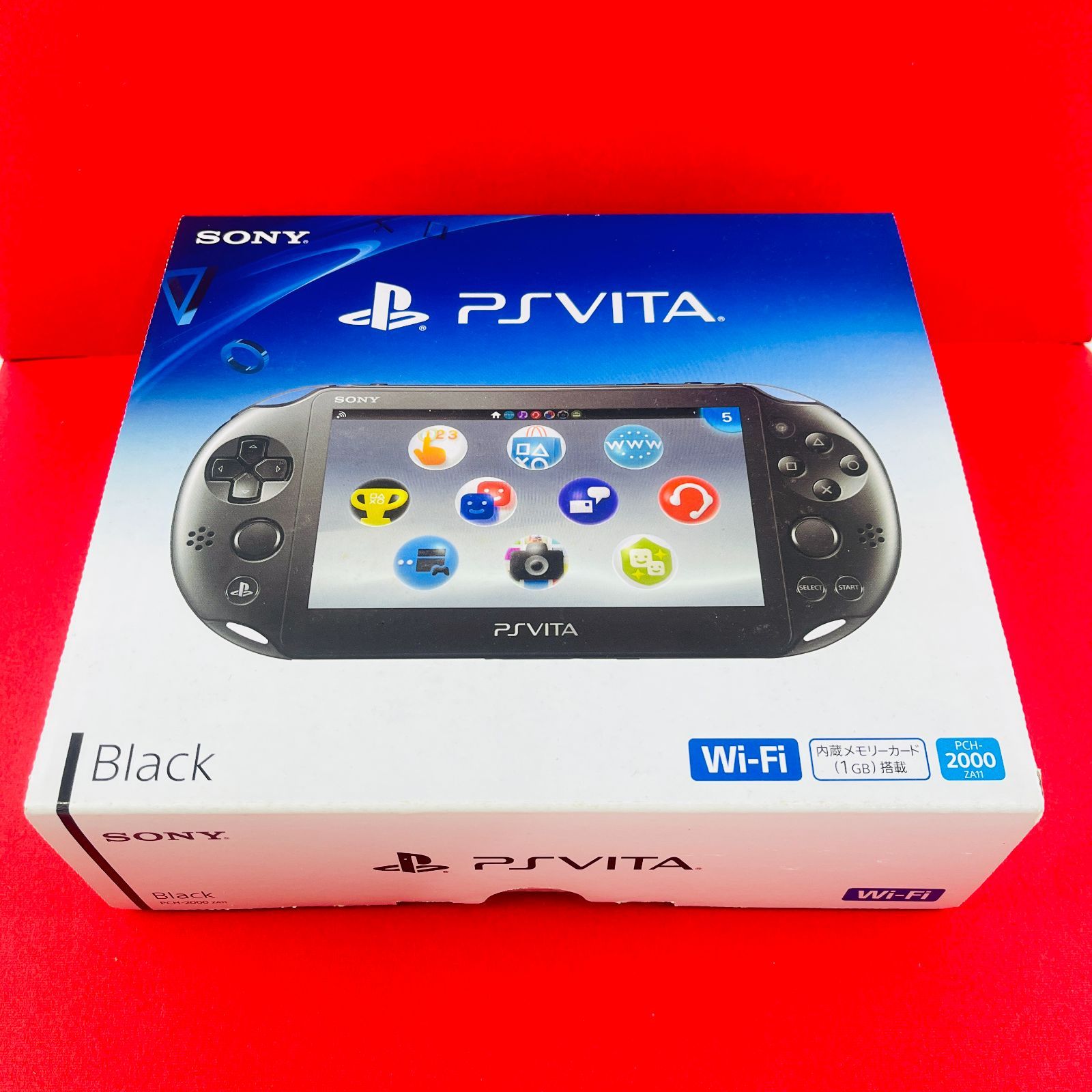 ◇190【箱付本体セット】PlayStation Vita PSVITA PCH-2000 ブラック プレイステーション ヴィータ 箱付き完品  ポータブルゲーム 美品 - メルカリ