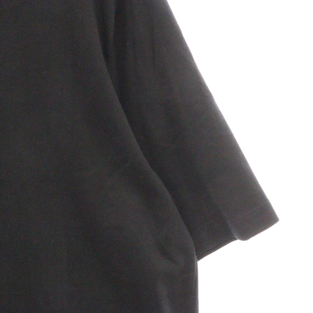PRADA プラダ スポーツライン ジップシャツ 半袖 ブラック Lサイズ PRADA (プラダ) 23SS Cotton Short Sleeves Logo Tee 三角ロゴ