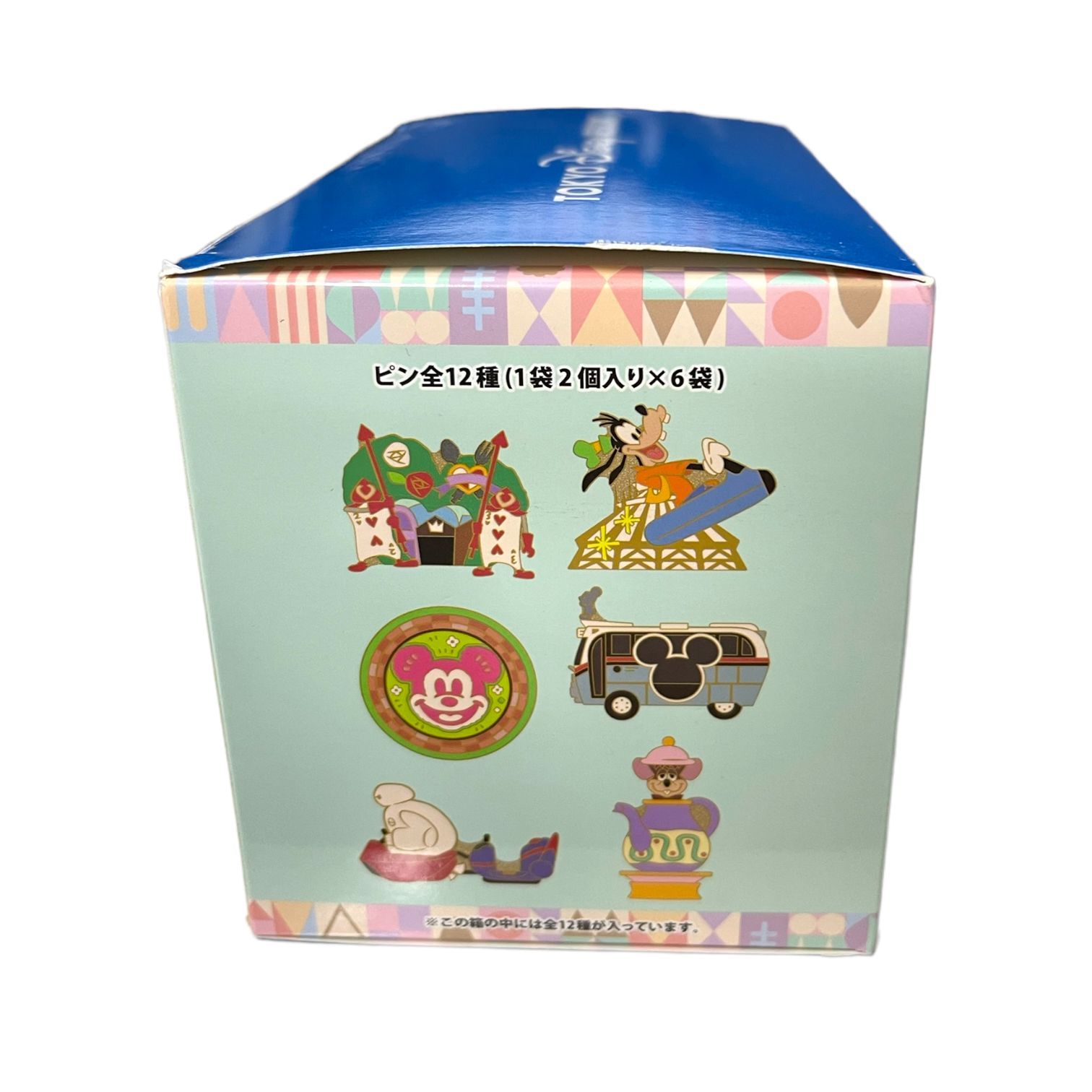 未開封 ディズニー パークアイコン ピンバッジ 第2弾 全12種 コンプリート BOX ピンコレクション