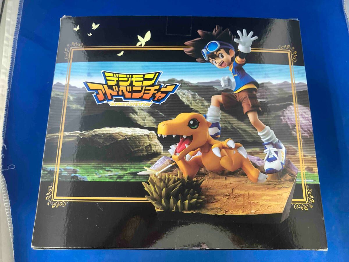 中古 フィギュア デジモンアドベンチャー 八神太一＆アグモン 20th Anniversary G.E.M. 2020年製 メガトレショップ＆オンラインショップ限定 【713】 中古 フィギュア デジモンアドベンチャー 八神太一＆アグモン