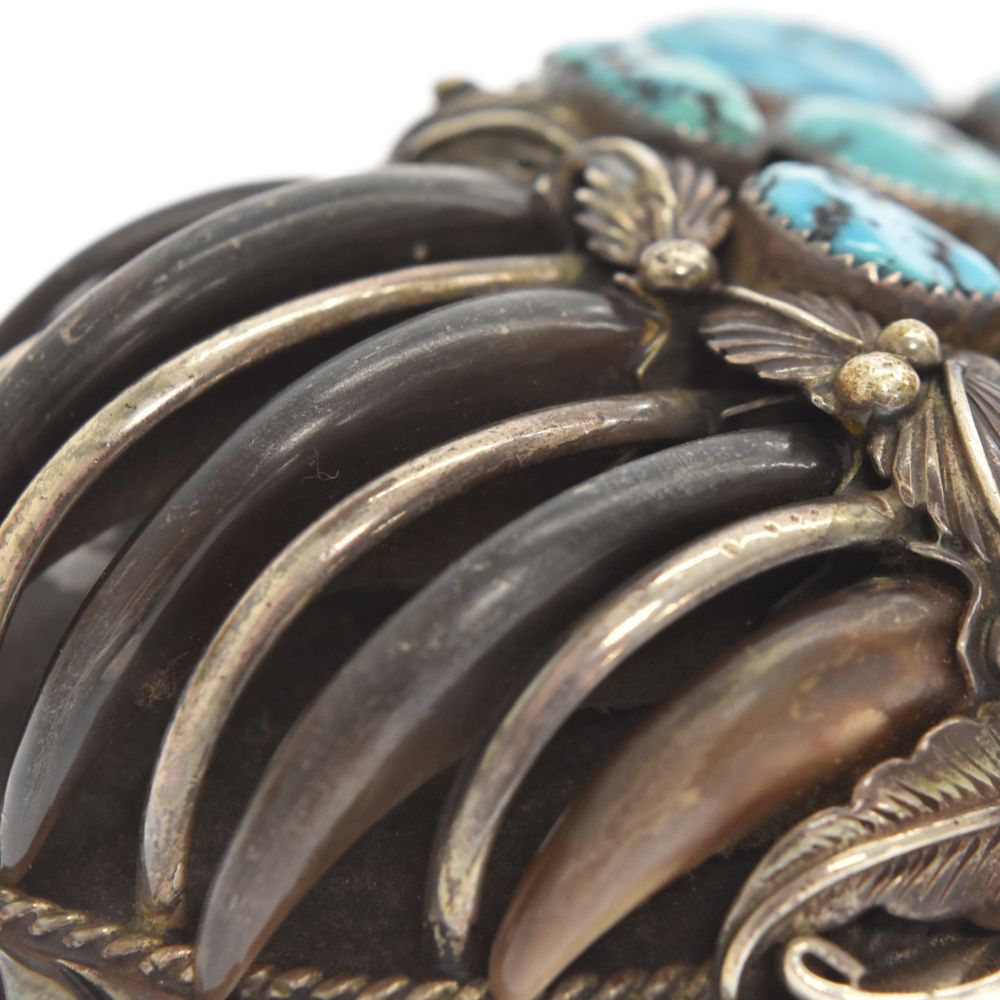 インディアンジュエリーベアクローバック インディアンジュエリー ベアクローバックル