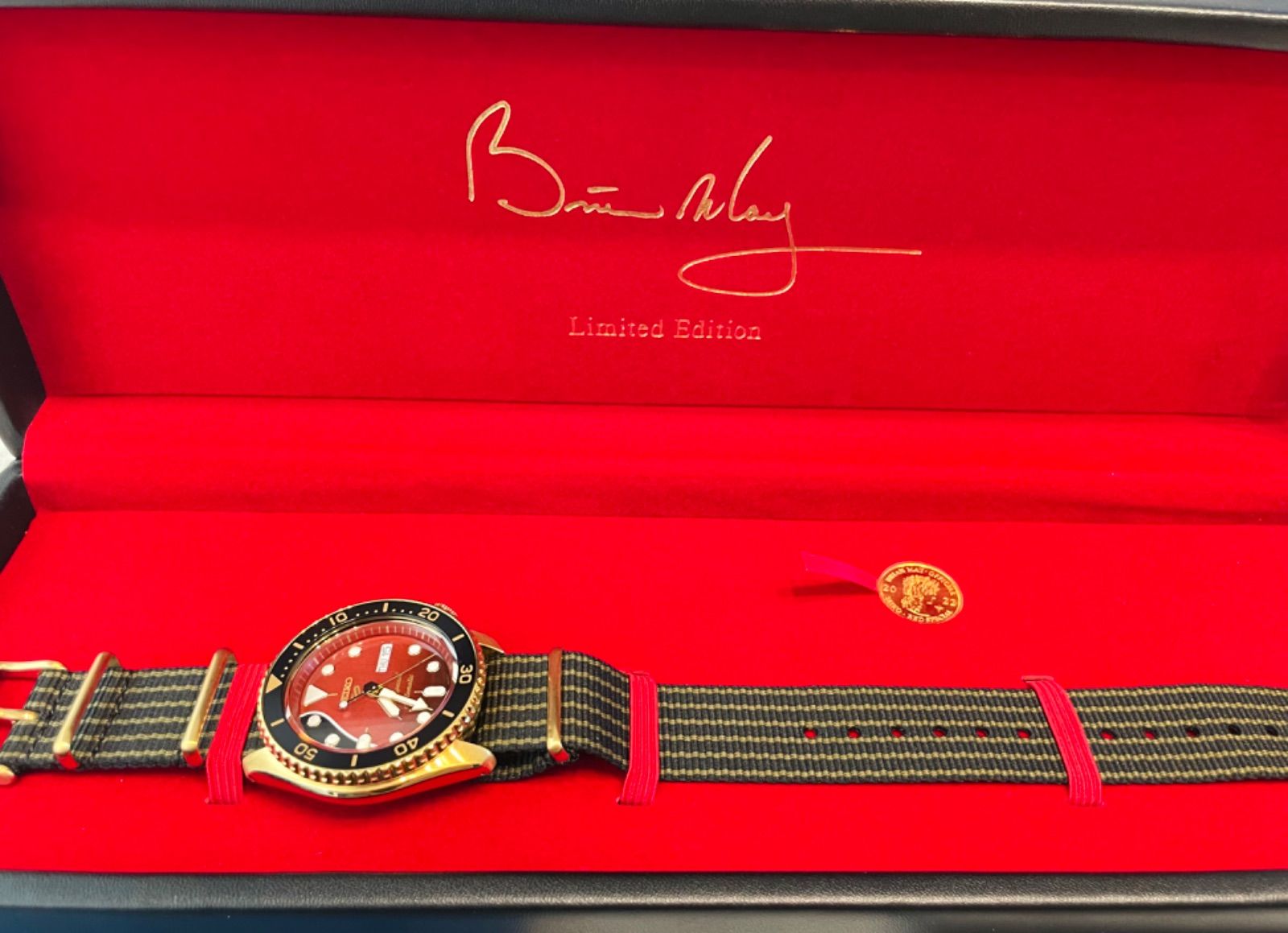 Brian May collaboration limited edition model SEIKO 5SPORTS 