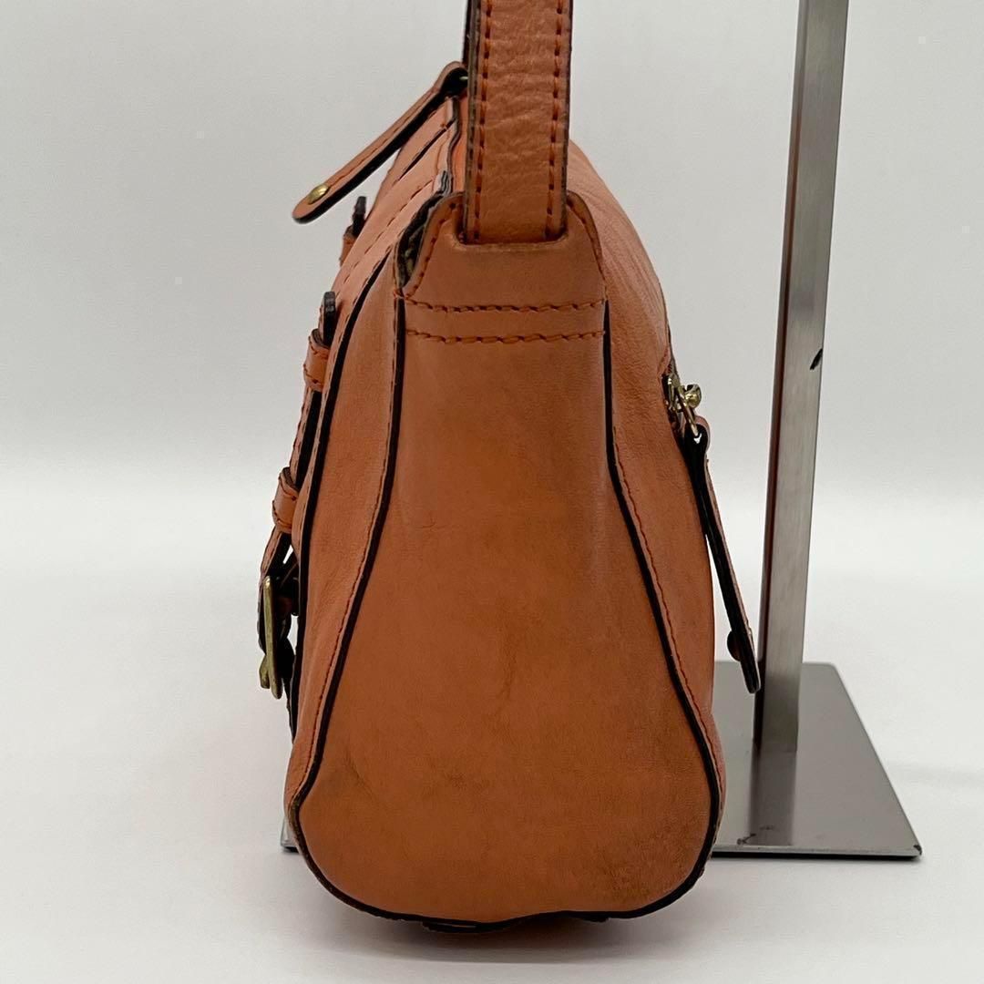 【良品】Dakota ポシェット サコッシュ ショルダーバッグ オレンジ 良品】Dakota ポシェット サコッシュ ショルダーバッグ オレンジ