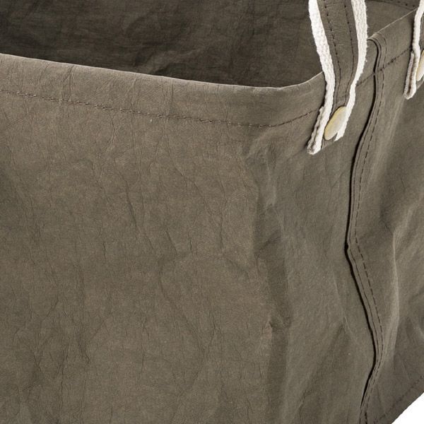 １０Ｐセット クラフト紙バスケット 角型 W38×D26×H23cm No.212 カーキ NEXPOTALLINN_EU