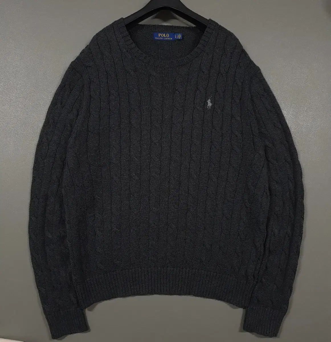 L ） ポロ Ralph Lauren(ラルフローレン) 新作 ポニー ケーブル ニット 
