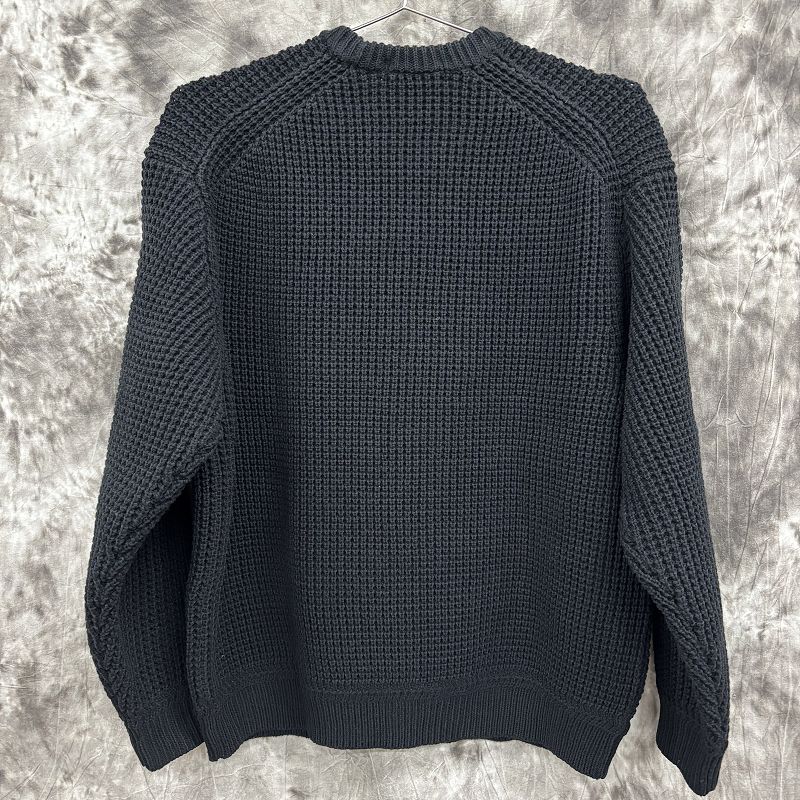 Supreme Melange Rib Knit Sweater L ブラック Supreme Mélange Rib