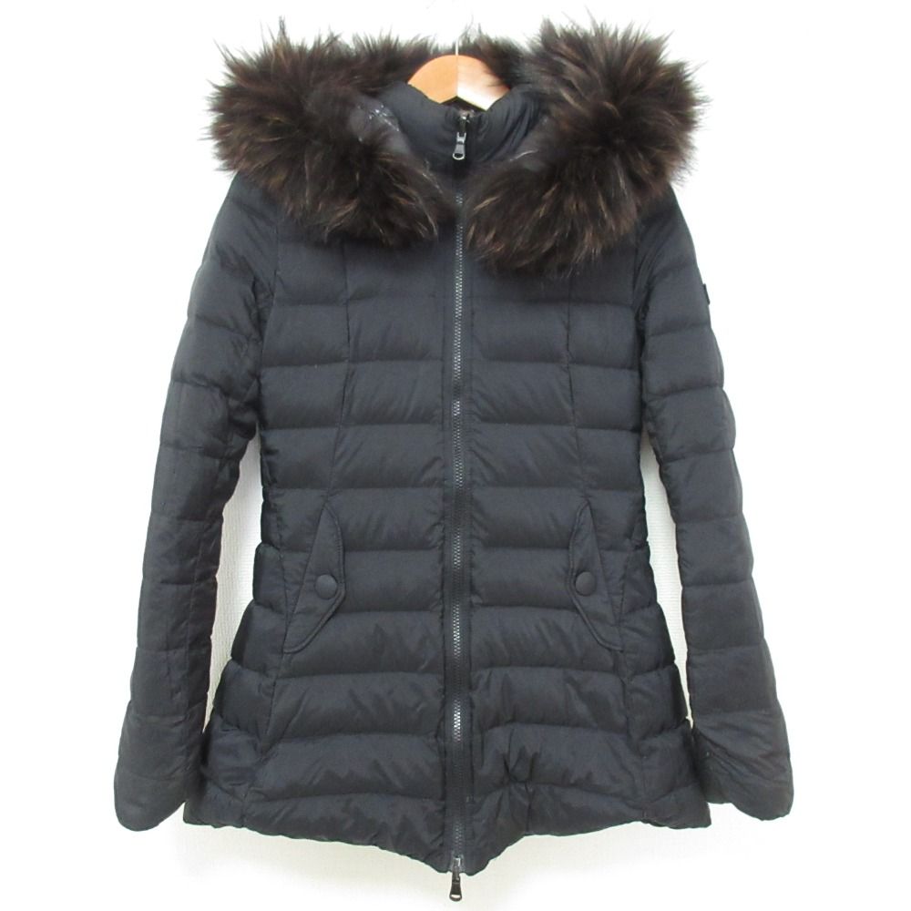 TATRAS タトラス　黒 リバーシブルダウンジャケット ファー付き TATRAS ファー付き黒ダウンジャケット02 リバーシブル