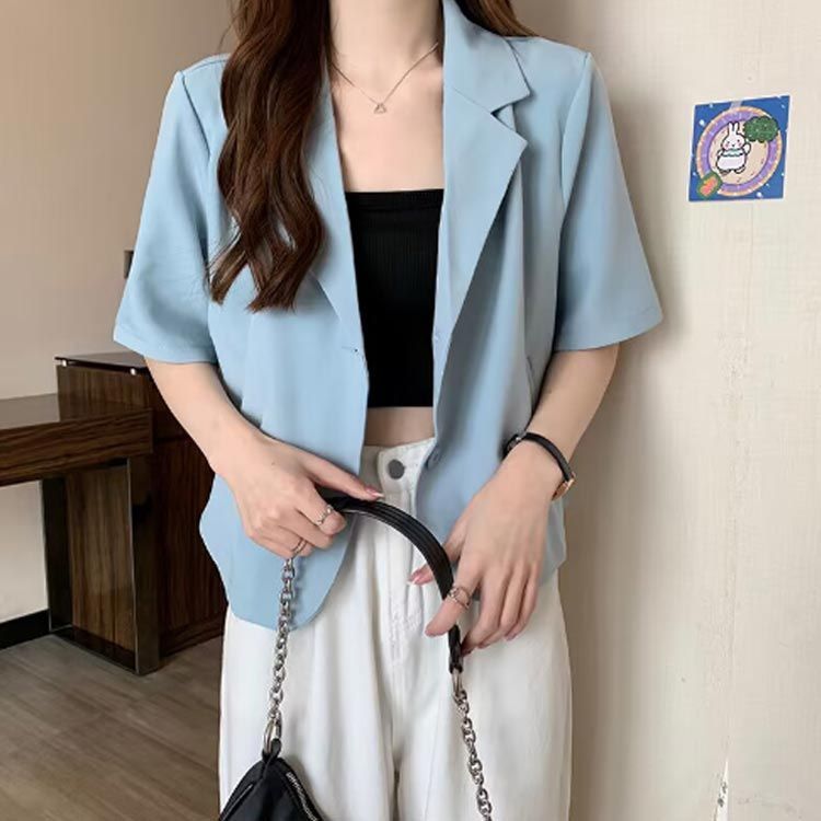 【極美品✨】 トッカ　ランドリーライン　半袖　サマージャケット　リネン　4 半袖ジャケット 夏 サマージャケット レディース テーラード