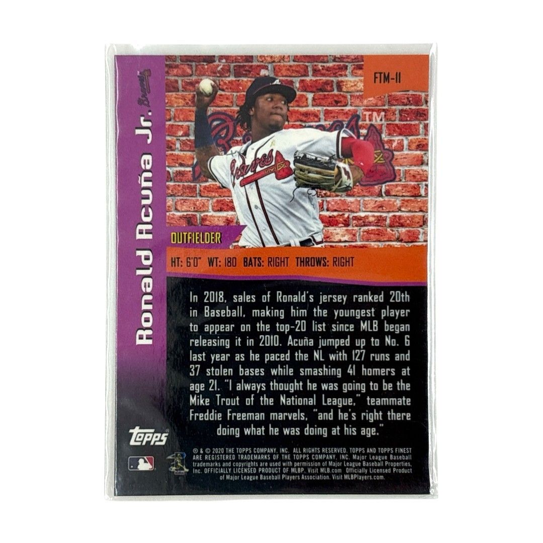ゲームセンター・ゲームカード RONALD ACUNA JR Ronald Acuna Jr. 2023 Topps Chrome #UV-4 Ultraviolet All