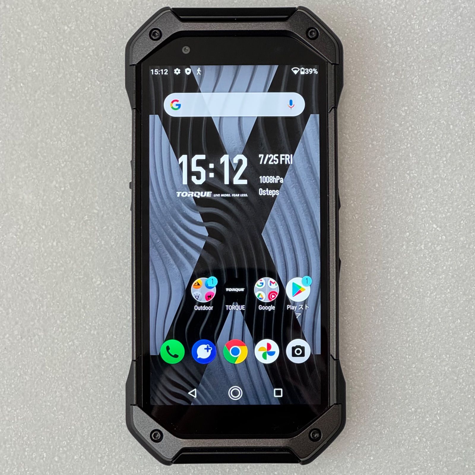 京セラ - 【訳あり品】 TORQUE 5G au SIMロック解除済 KYG01 レッド KYOCERA KYG01 TORQUE 5G レッド SIMフリー au 中古 スマホ 本体