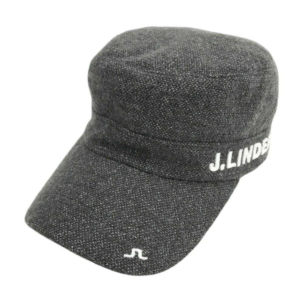 J.LINDEBERG ジェイリンドバーグ  ウール混 ワークキャップ  グレー系 57-59cm [240101381430] ゴルフウェア ストスト