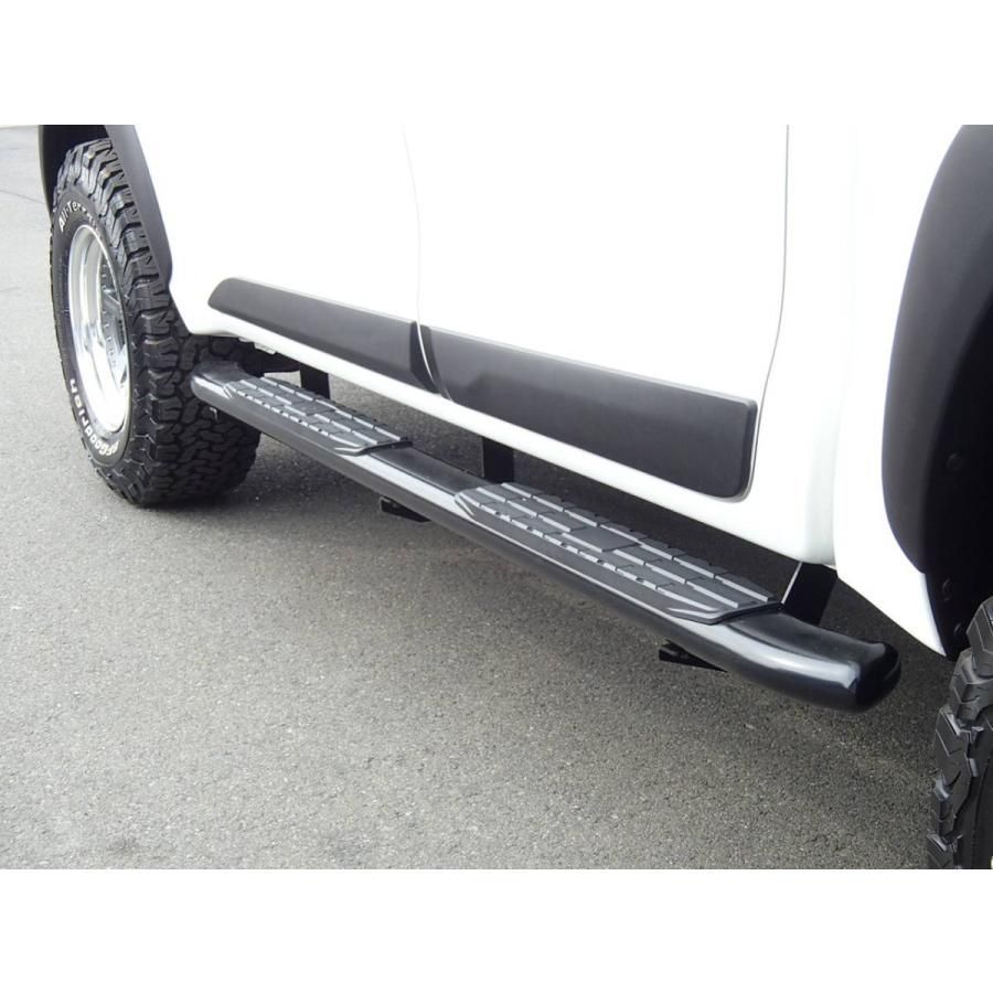 h*！様 HILUX GUN125 サイドステップ サイドバー GR ブラックエ