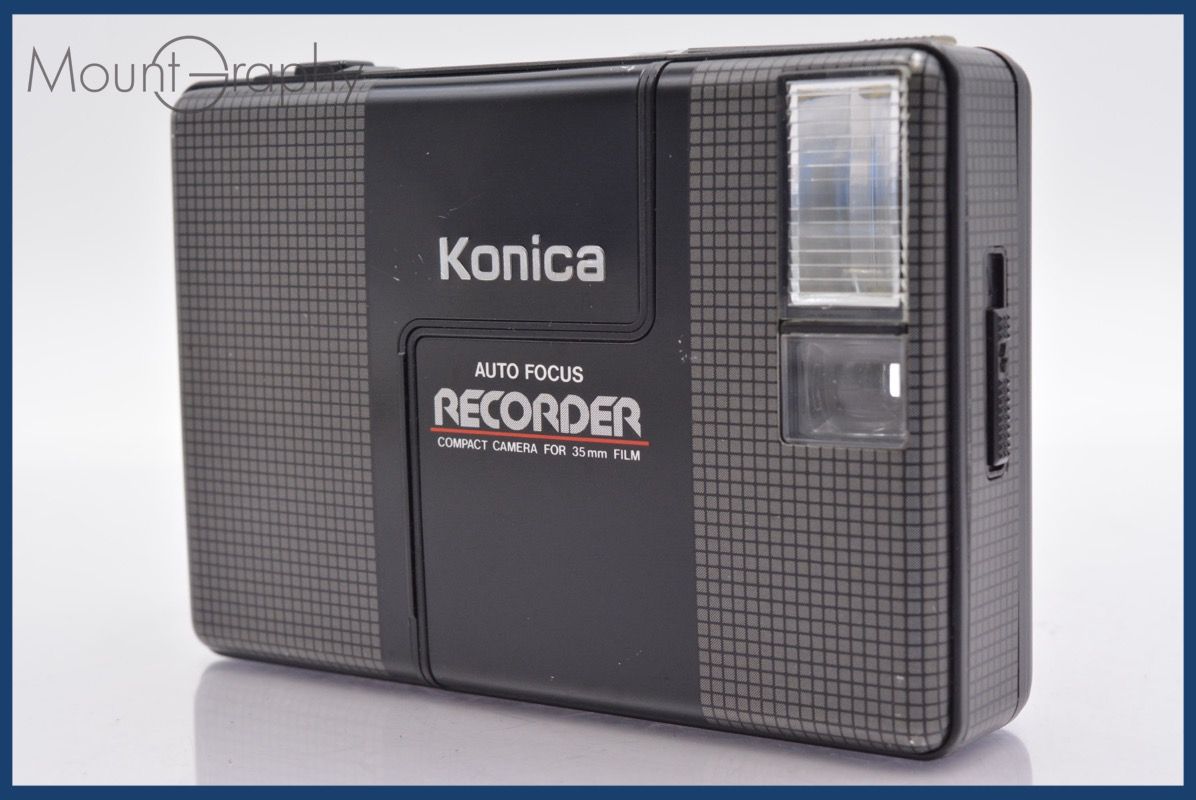 Konica auto focus RECORDER コニカ Konica RECORDER | がらくたカメラで遊ぼ
