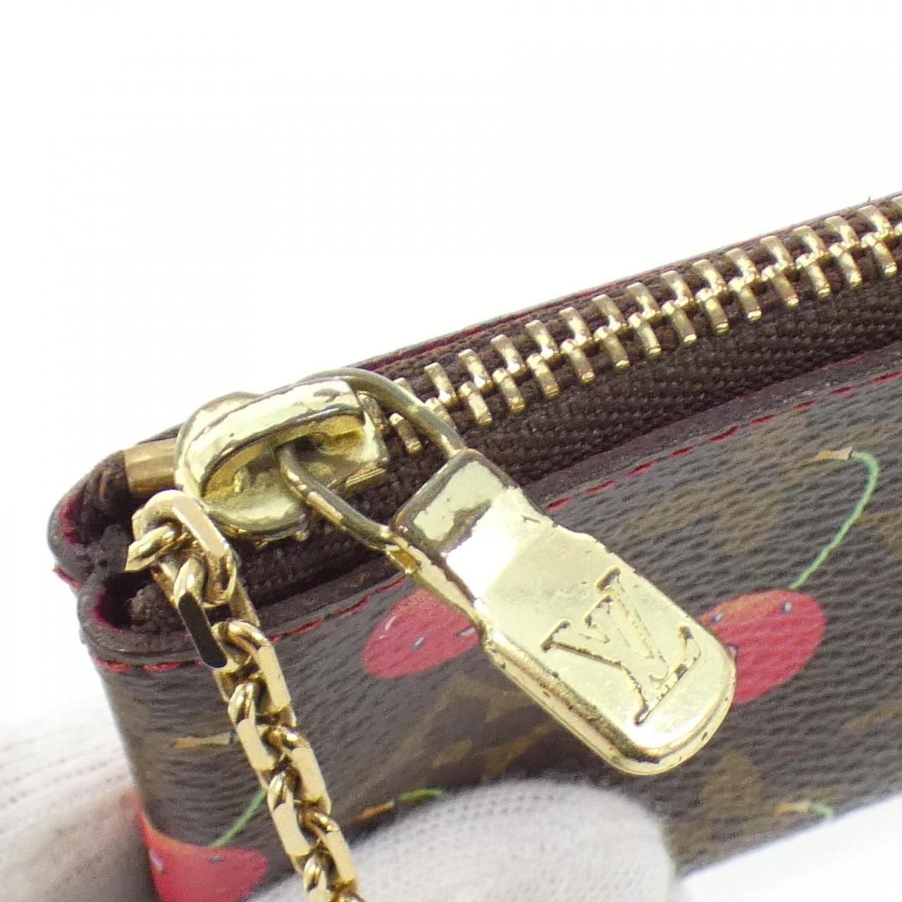 LOUIS VUITTON ルイ ヴィトン ポシェットクレ チェリー ルイヴィトン