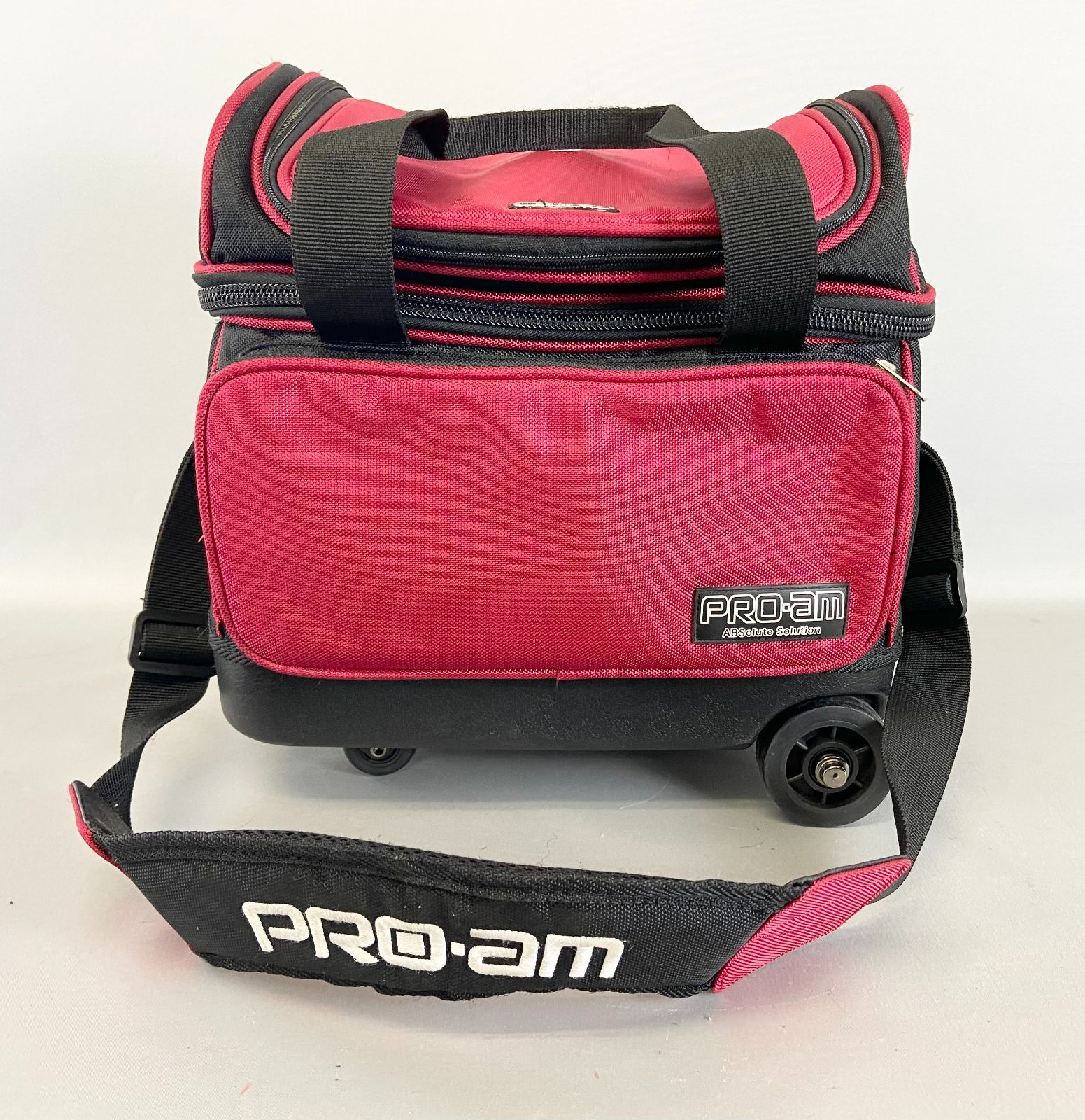 PRO-am ボウリングバッグ ABSolute Solution 中古品 - ボウリング用バッグ