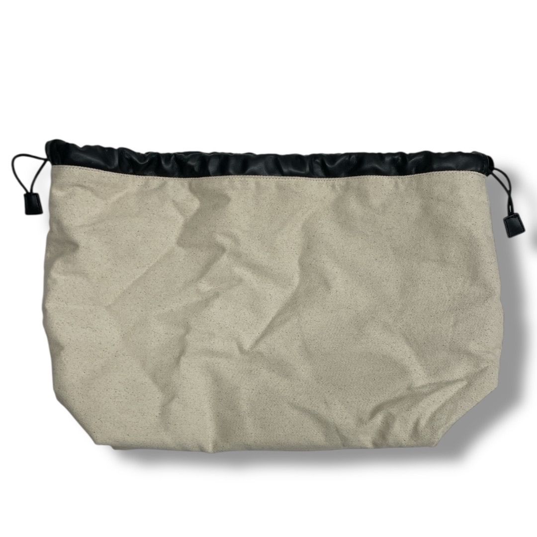 Mila Owen ミラオーウェン 巾着付きラージボストンバッグ レザー