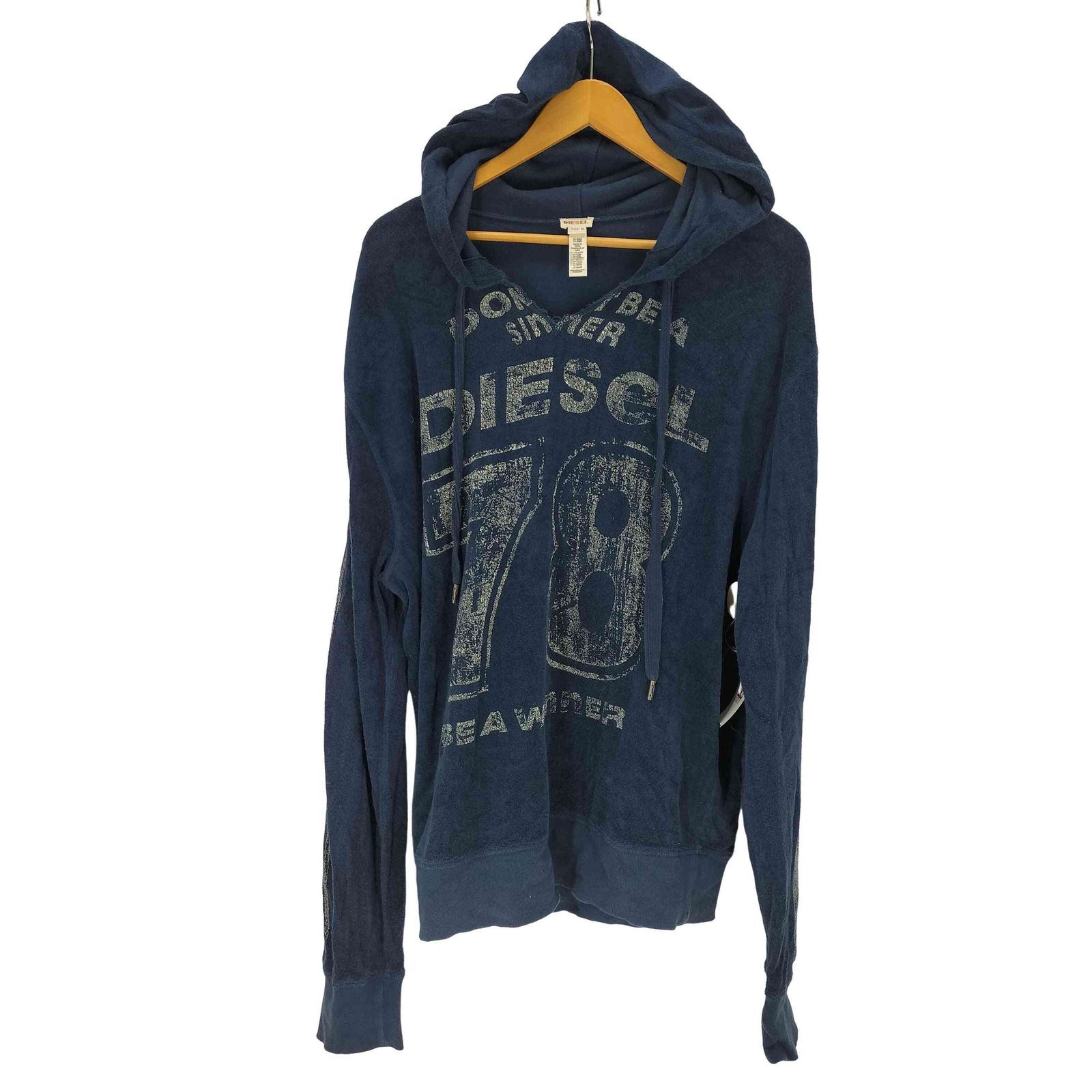 Diesel V-neck pullover hoodie | ヤマダウェブコム