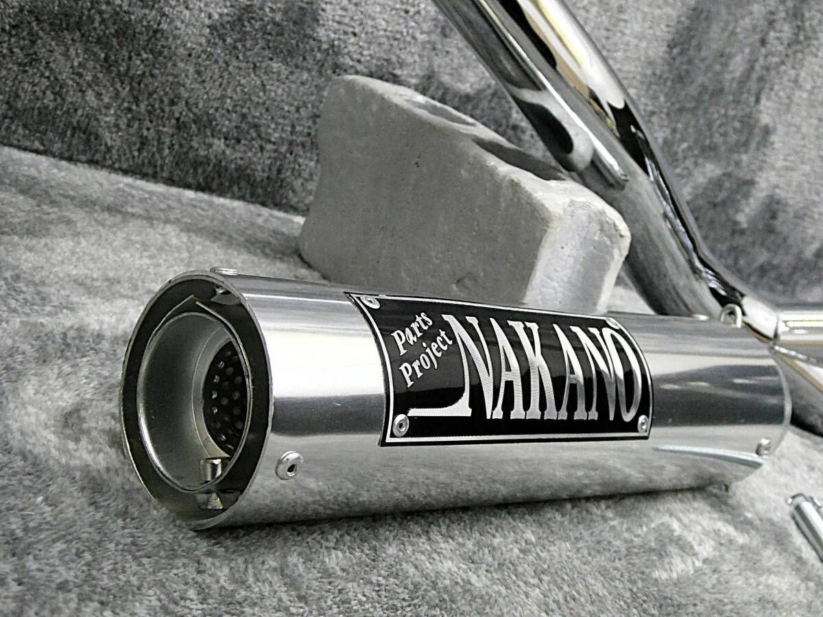 バリオス2 ナカノ42.7πマフラー6分割 メッキ アウター/後期ZR250B低