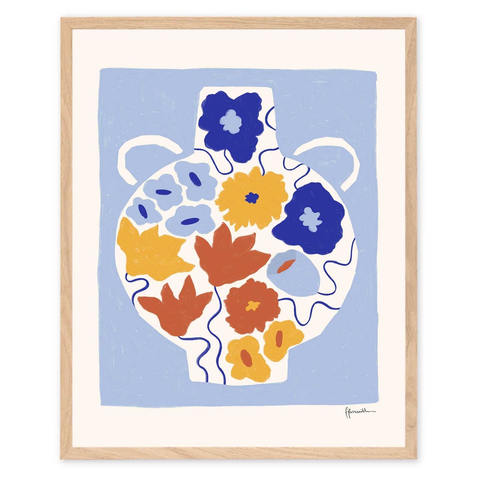 The Poster Club アートポスター 40×50cm Flower Pot ポスタークラブ 北欧雑貨 デンマーク製|124x17029-40x50