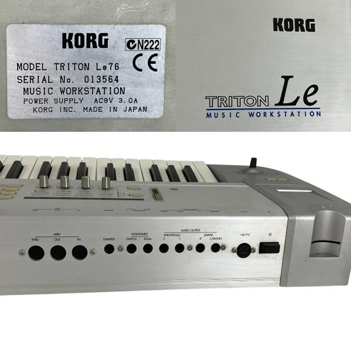 KORG TRITON Le76 シンセサイザー コルグ 楽器 中古 Y10289904