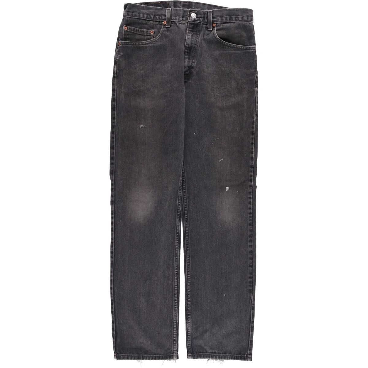 古着 00年代 リーバイス Levi s 505 REGULAR FIT STRAIGHT LEG ブラックデニム テーパードデニムパンツ メンズw32相当|eaa587445