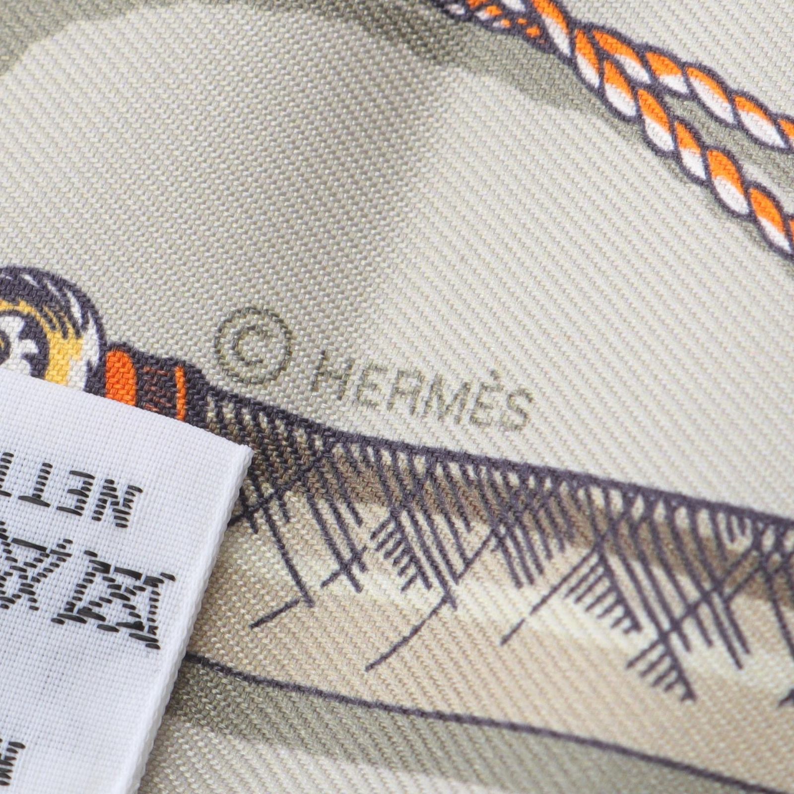 エルメス HERMES スカーフ ツイリー Cavalcades シルク
